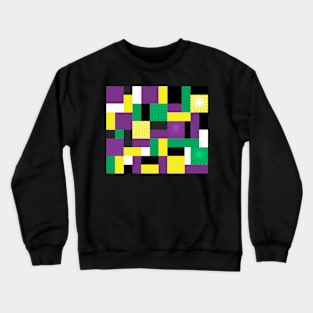 Mardi Gras Block Party Crewneck Sweatshirt